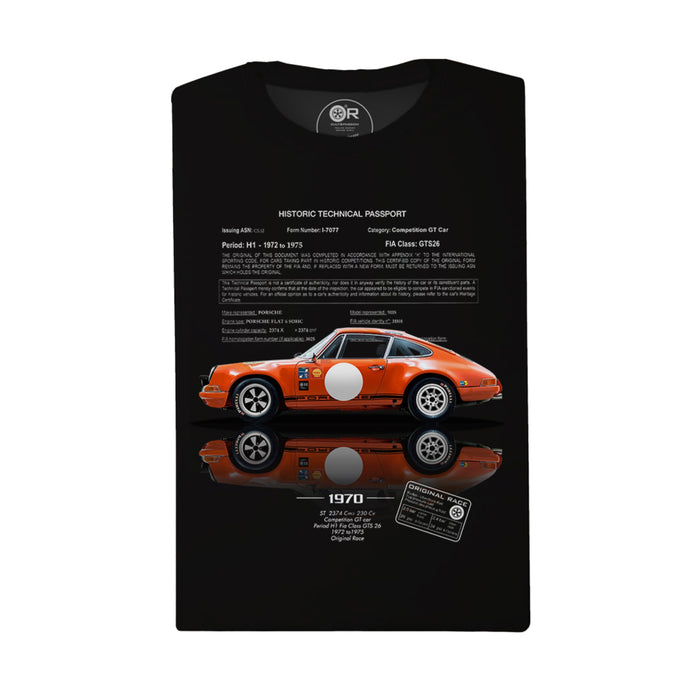1970 Porsche ST T-Shirt in Black