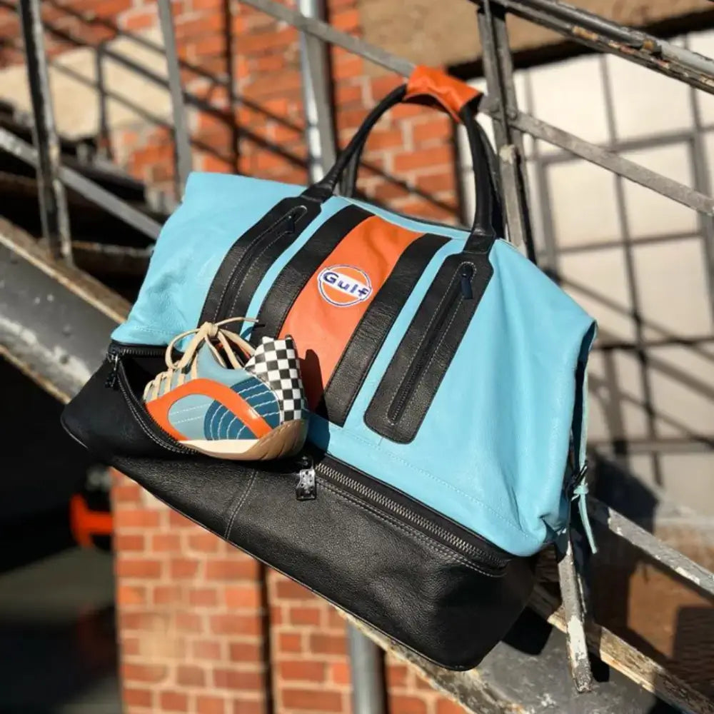 【未使用級✨希少】　GULF ガルフ ボストンバッグ レザー スポーツバッグ 未使用級✨希少】 GULF ガルフ ボストンバッグ レザー スポーツ