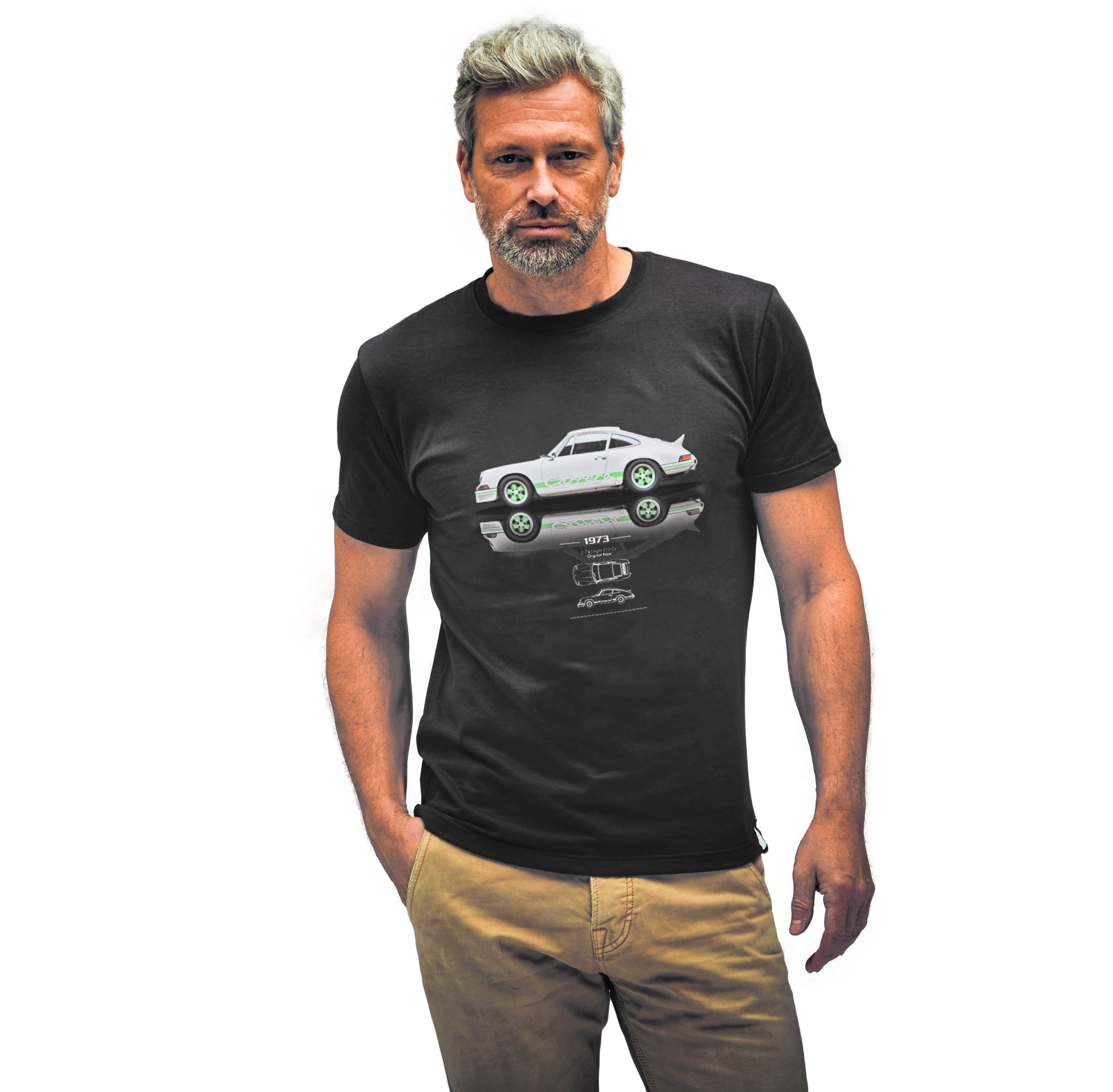 Porsche 2.7 RS T-Shirt in Grey Iron (Slim Cut)