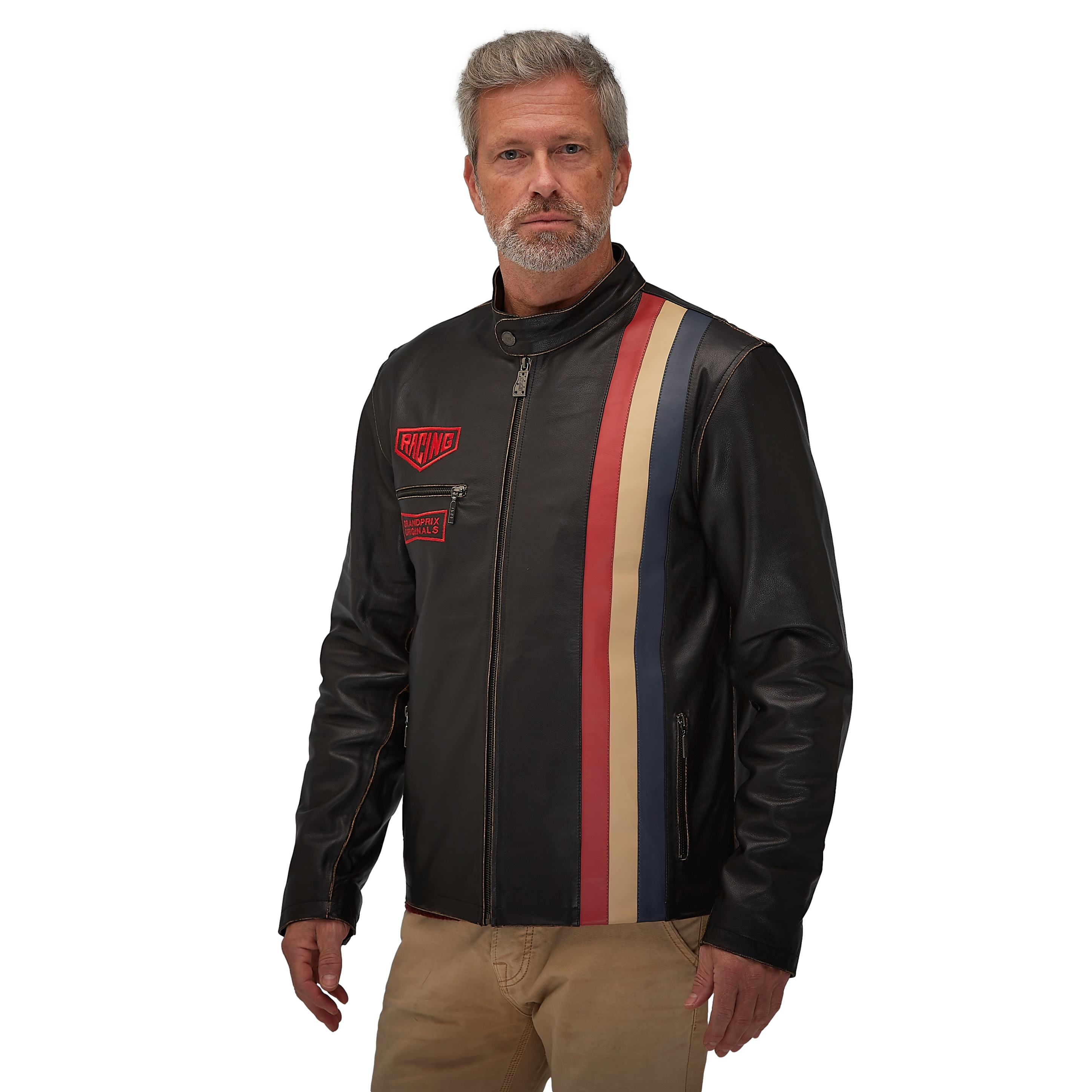 Vintage Leather Jacket GrandPrix Originals USA
