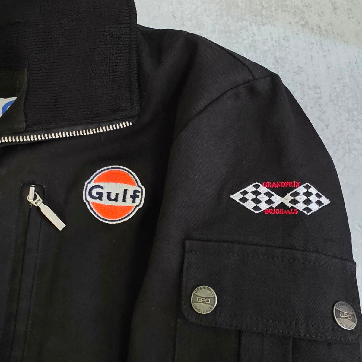 Gulf Sebring Lady Racer Jacket in Black