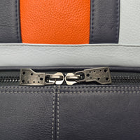 Gulf Leather Track Sport XT Dual-Compartment Bag in Heritage Blue