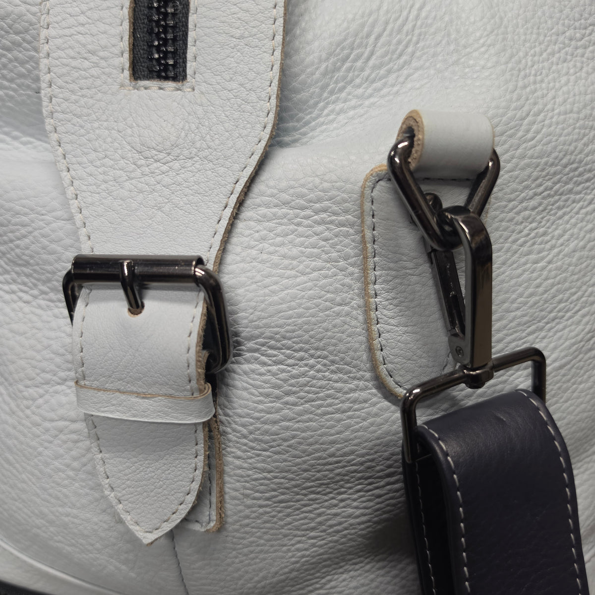 Gulf Leather Track Sport XT Dual-Compartment Bag in Heritage Blue