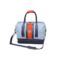 Gulf Leather Track Sport XT Dual-Compartment Bag in Heritage Blue