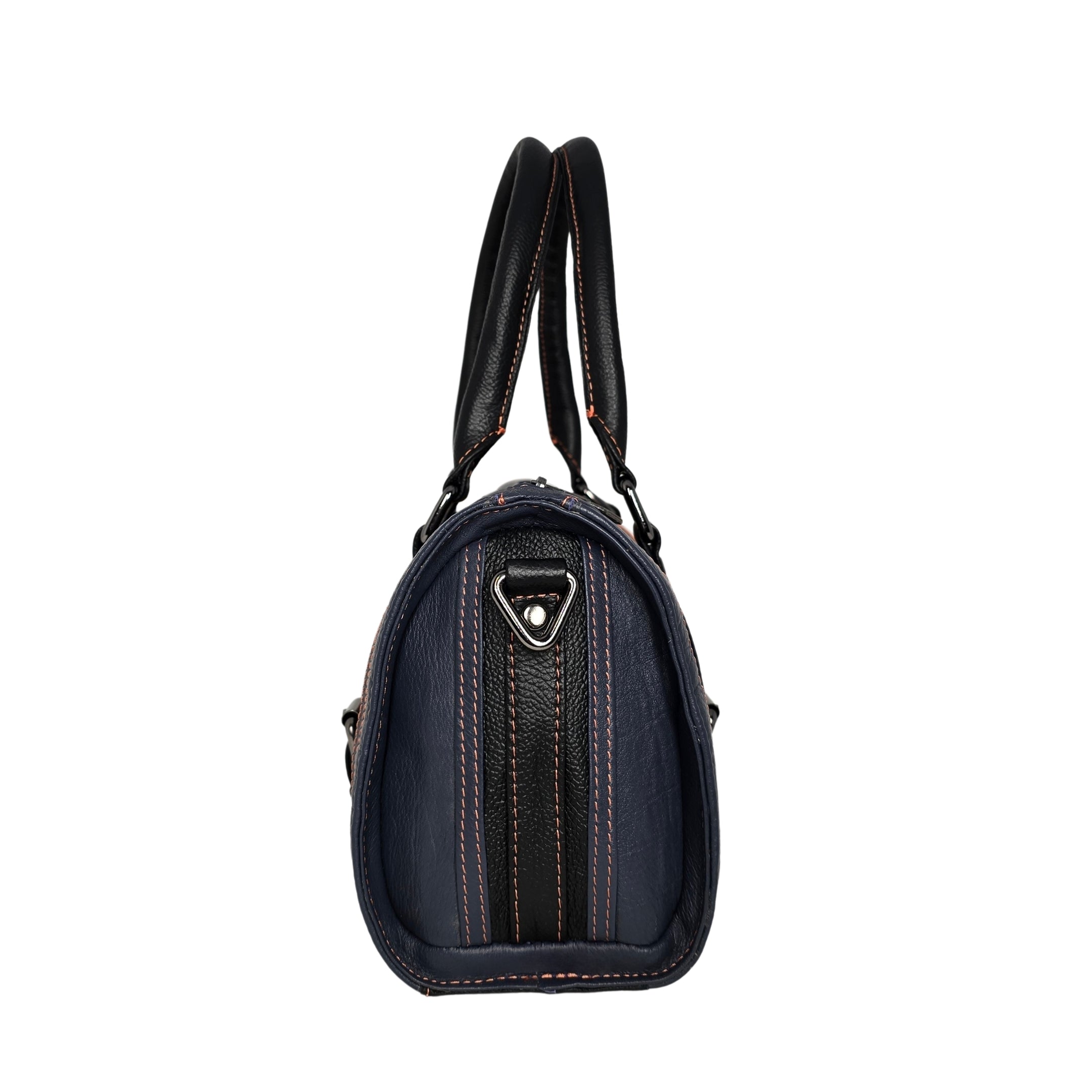 Women's Gulf Leather Pop-the-Clutch Handbag in Navy – GrandPrix