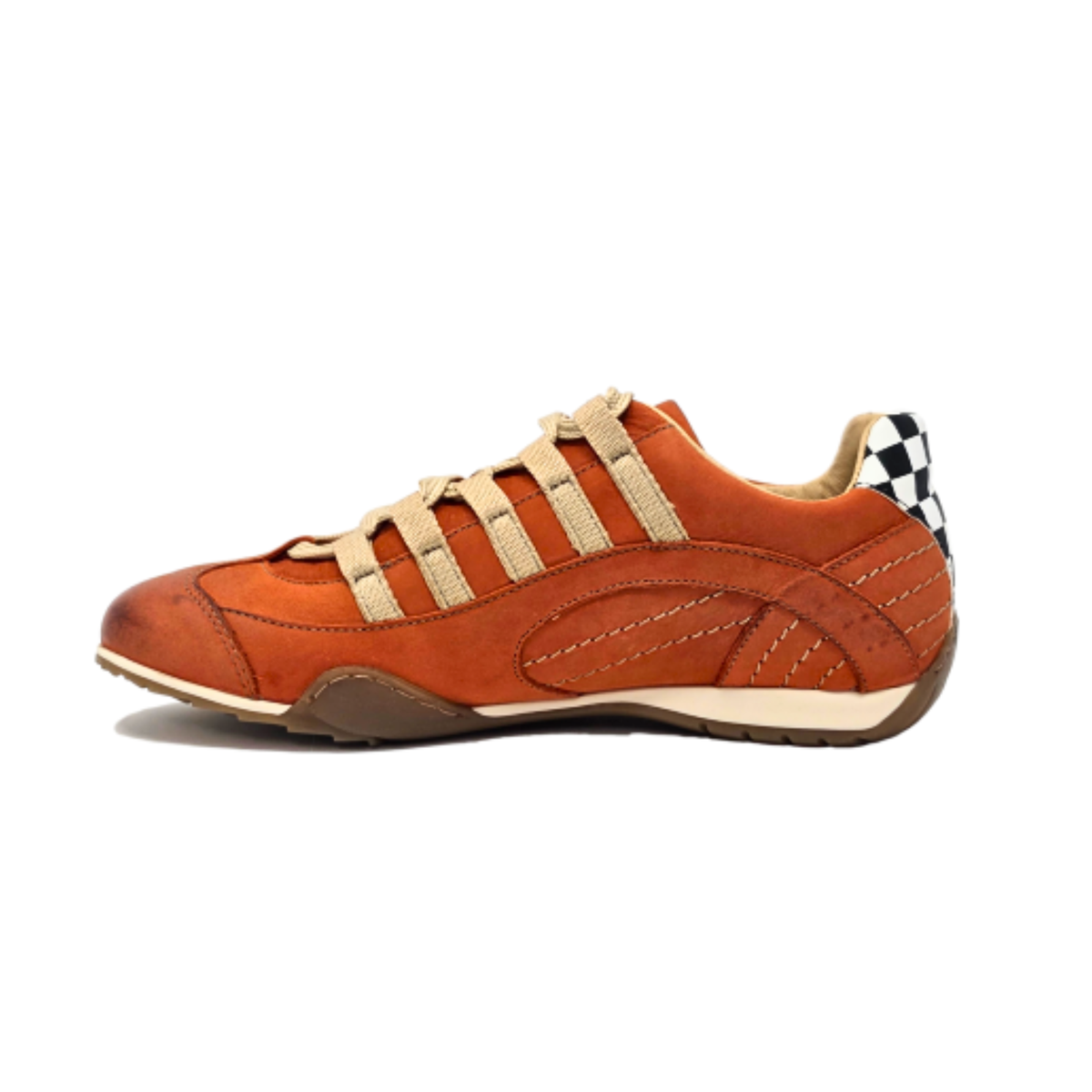 Women's Racing Sneaker in Vintage Orange