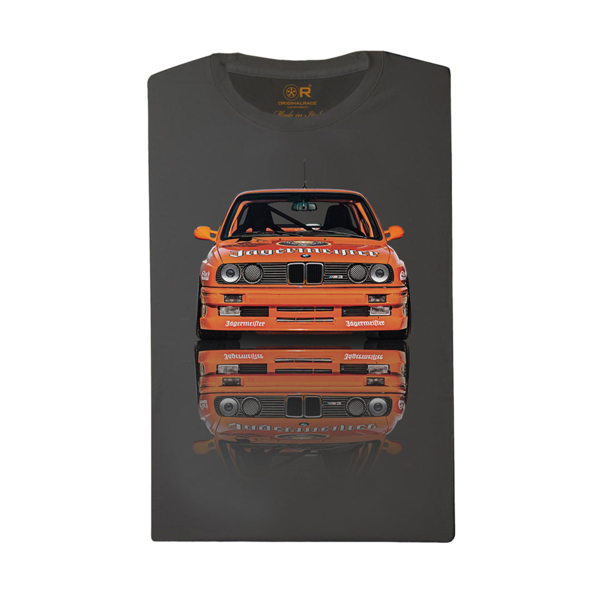 **NEW** BMW E30 M3 EVO Jägermeister T-Shirt In Grey (Slim Cut)