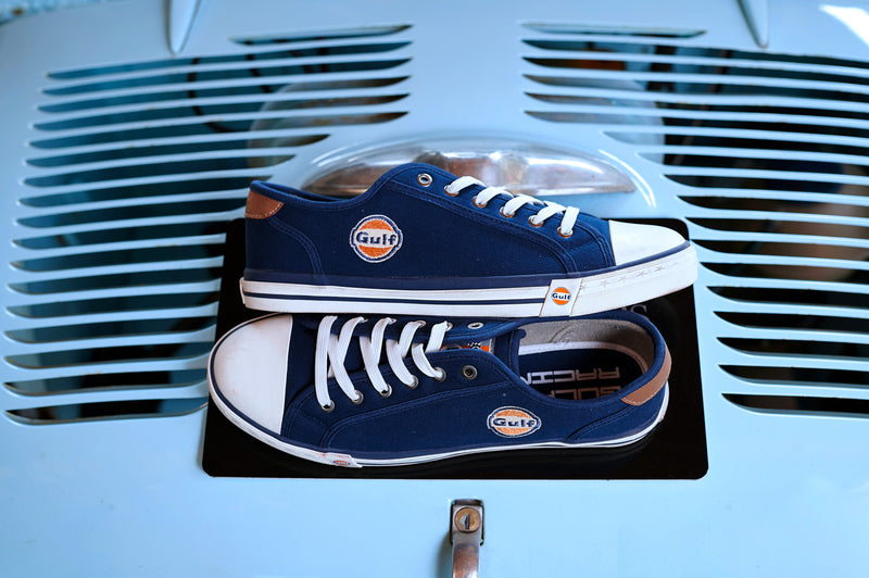 Men's Gulf Low-Top Canvas Sneakers in Navy