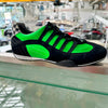 Men's Racing Sneaker in Green Hell (Bright Green and Black)