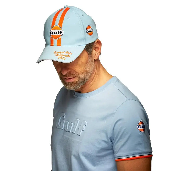 Gulf 1970 Baseball Cap / Hat in Gulf Blue