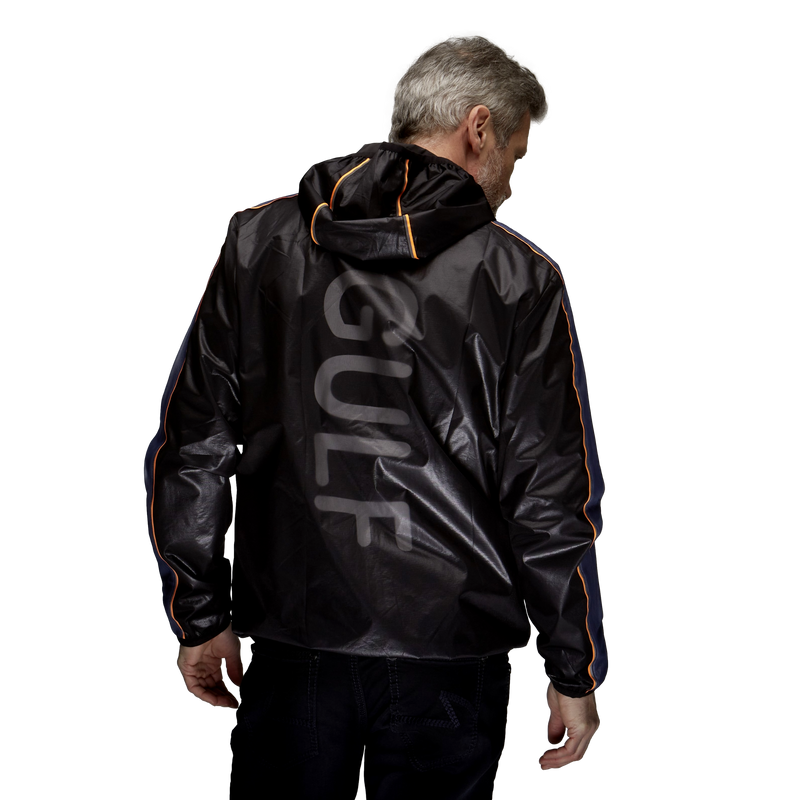 Gulf Carbon Ultralight Hooded Jacket in Black