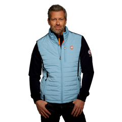 Gulf Performance Puffer Vest in Sky Blue