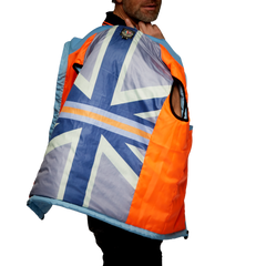 Gulf Performance Puffer Vest in Sky Blue