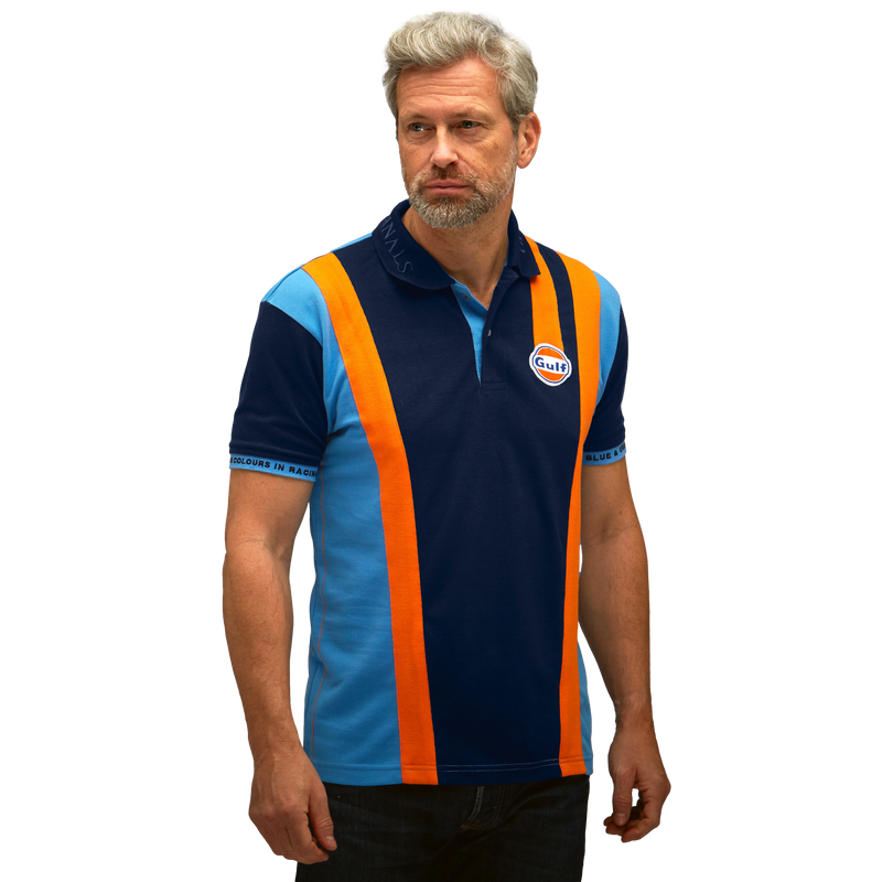 Gulf Racing Team Polo in Navy