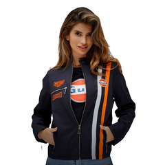 Women's Gulf Roadmaster Jacket in Navy