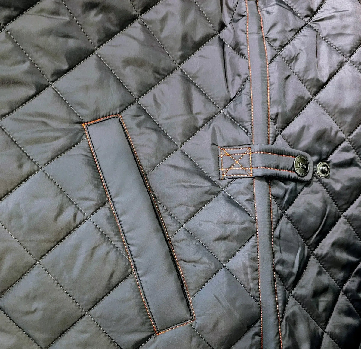 Gulf Gentleman Driver Quilted Jacket in Steel Gray