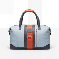 Gulf Leather Duffel Bag in Heritage Gulf Blue