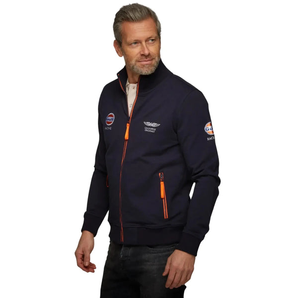 Gulf Raceway Cotton Zip Jacket in Navy – GrandPrix Originals USA