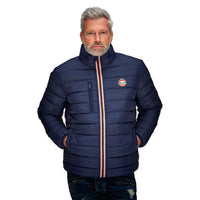 Gulf Reversible Puffer Jacket in Navy / Gulf Blue