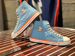 Men's Gulf High-Top Canvas Sneakers in Gulf Blue
