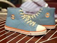 Men's Gulf High-Top Canvas Sneakers in Gulf Blue