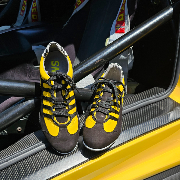 **NEW** Men's Racing Sneaker in High-Octane Yellow (Bright Yellow and Black)