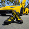 Men's Racing Sneaker in High-Octane Yellow (Bright Yellow and Black)