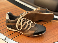 Men's GrandPrix Sneaker in Designo Marron