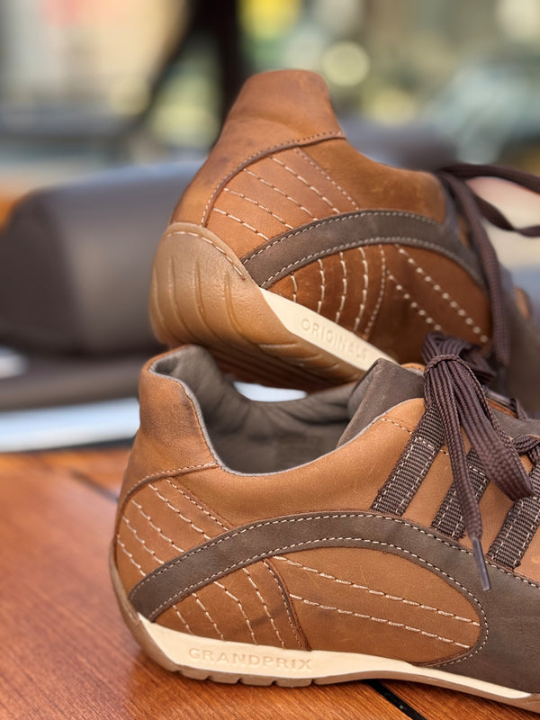 Men's GrandPrix Sneaker in Cognac