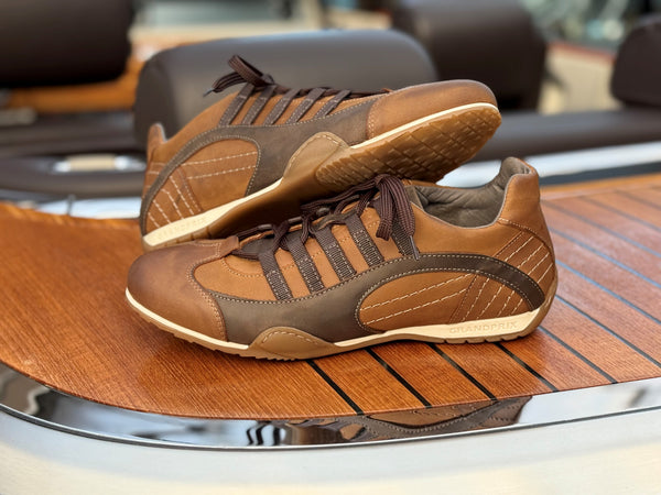 Men's GrandPrix Sneaker in Cognac
