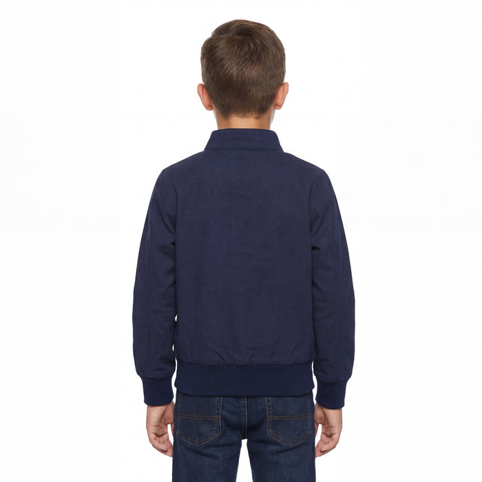 Kids Gulf Roadmaster Bomber Jacket in Navy