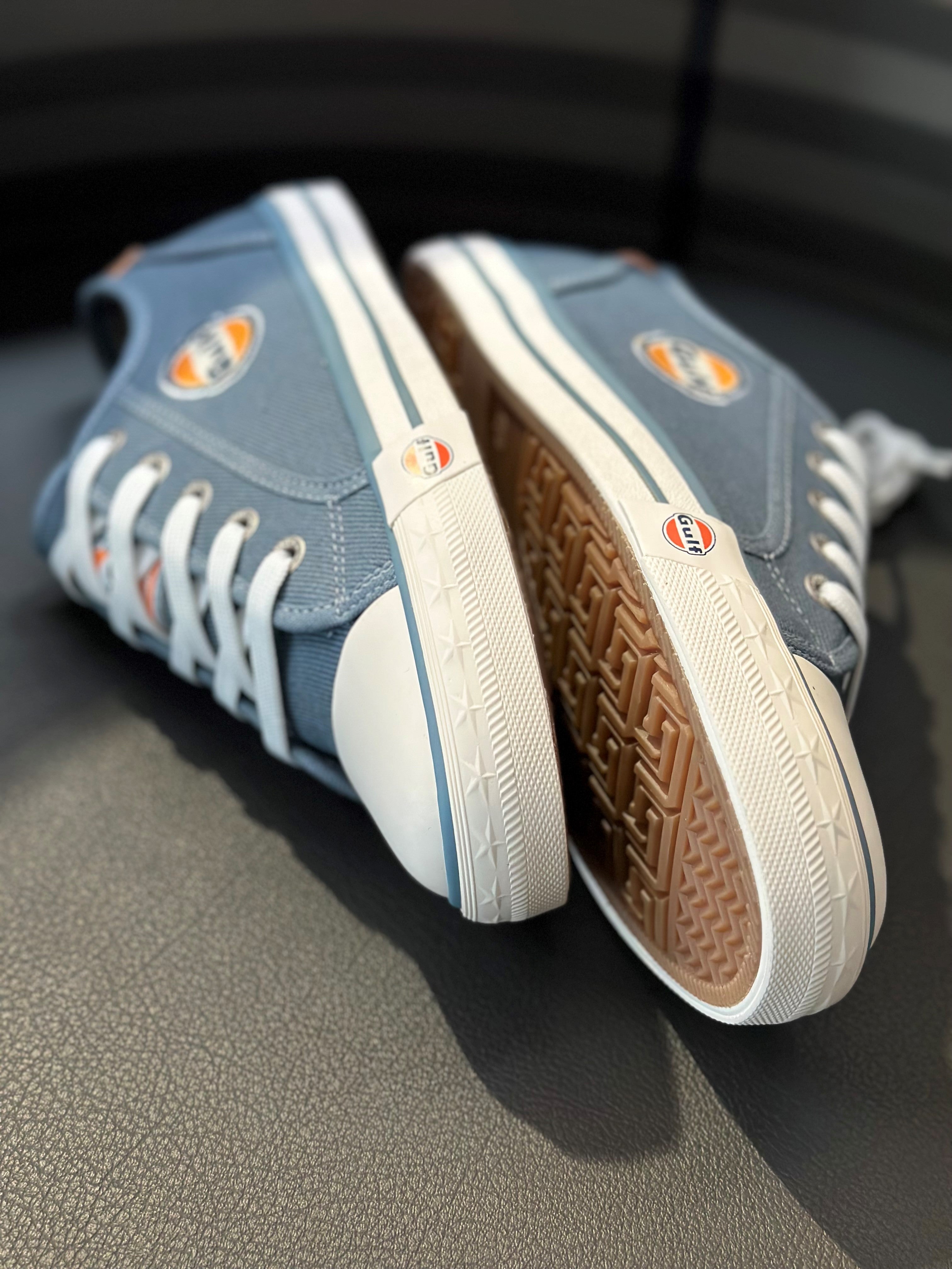 Women's Gulf Low-Top Canvas Sneakers in Denim Blue – GrandPrix
