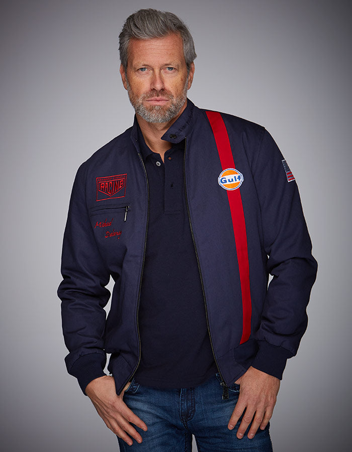 Gulf MD Bomber Jacket in Navy