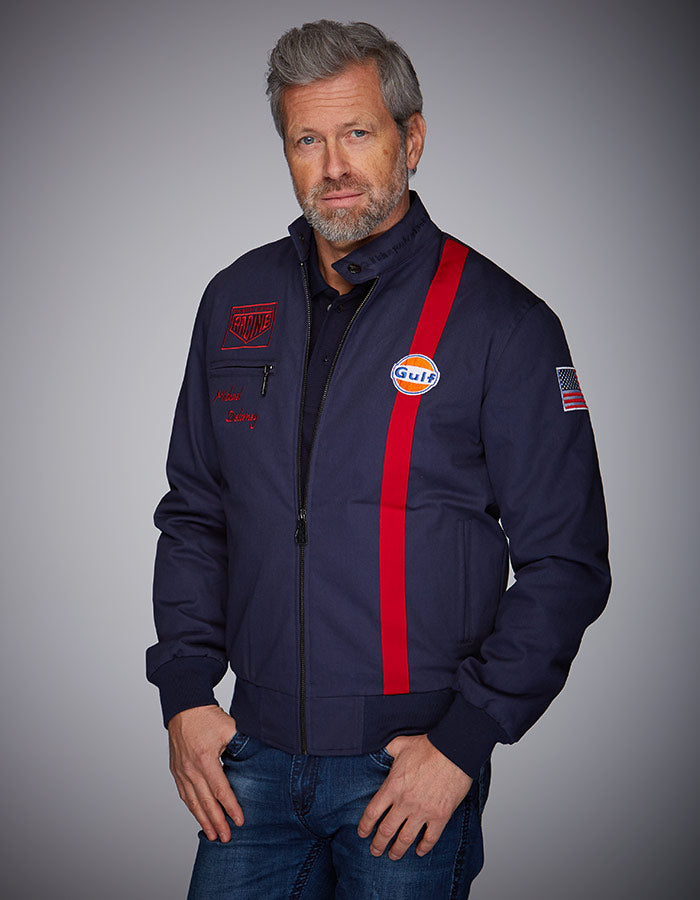 Gulf MD Bomber Jacket in Navy