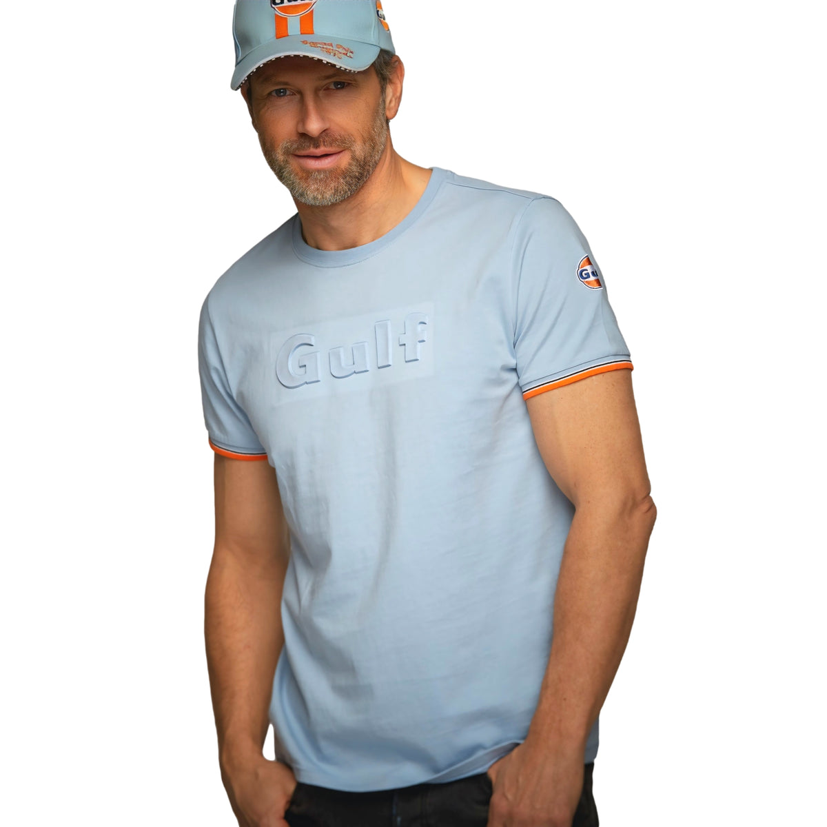 **NEW** Gulf 3D T-Shirt in Light Blue
