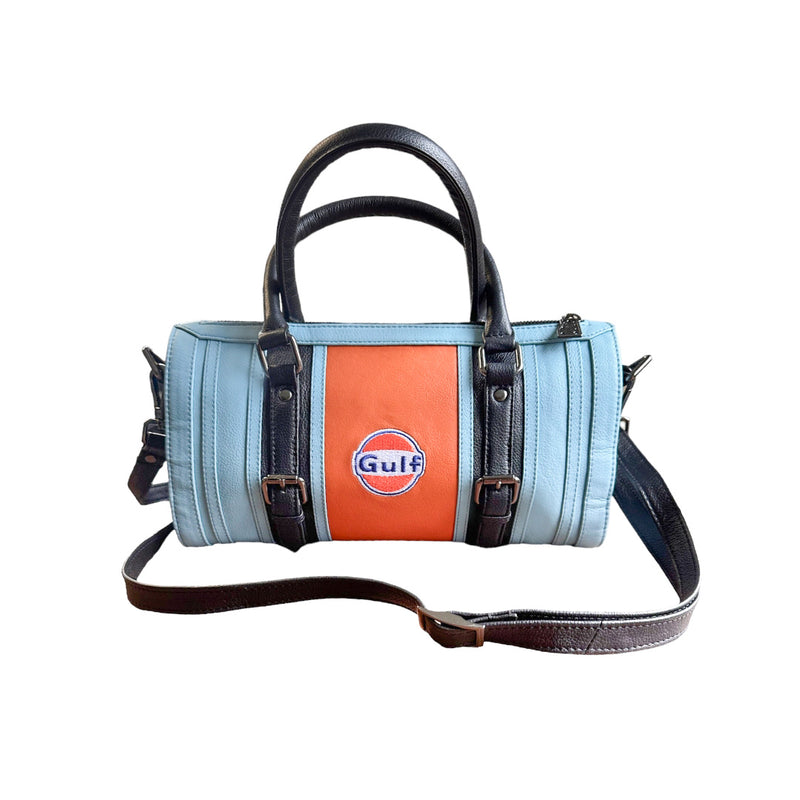 Women's Leather Handbag in Gulf Blue