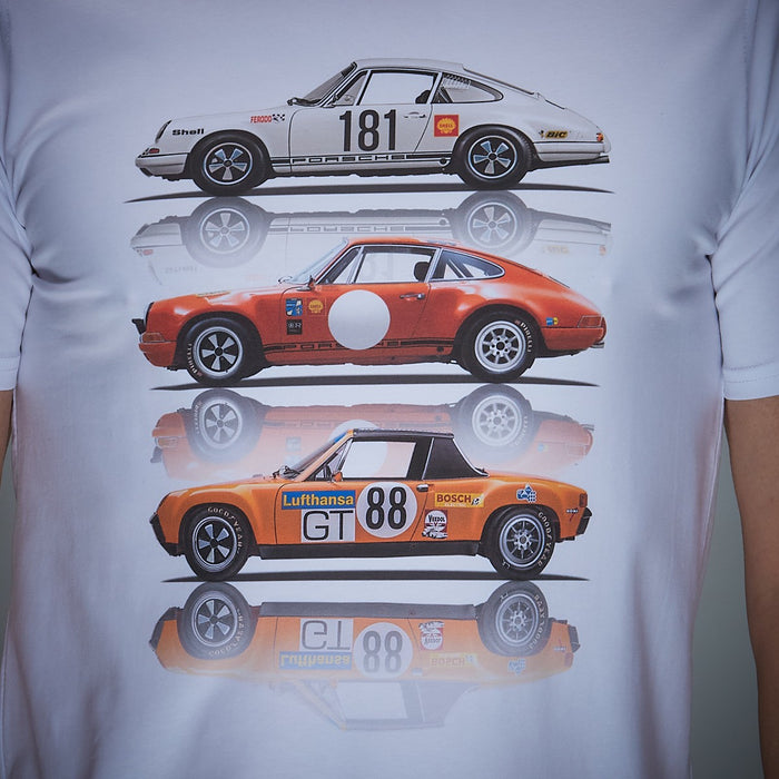 Porsche 911 ST 914 1970 Race Cars T-Shirt in White