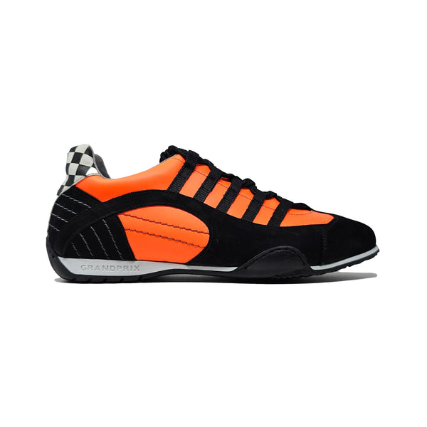 **NEW** Men's Racing Sneaker in Flame Orange (Bright Orange and Black)