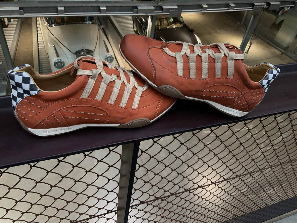 Women's Racing Sneaker in Vintage Orange