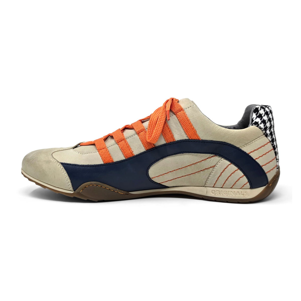 Men's Racing Sneaker in Racing Oil (Pepita Edition)