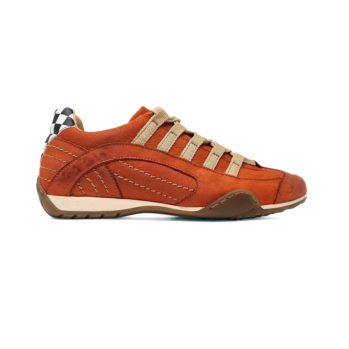 Women's Racing Sneaker in Vintage Orange