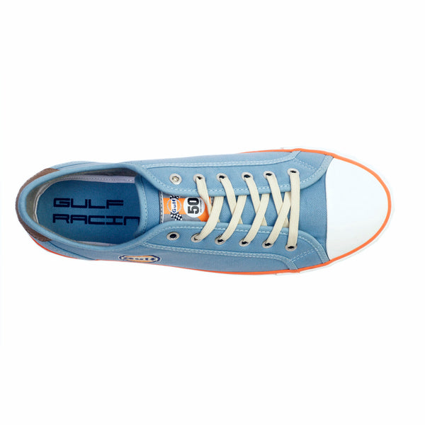 Men's Gulf Low-Top Canvas Sneakers in Gulf Blue
