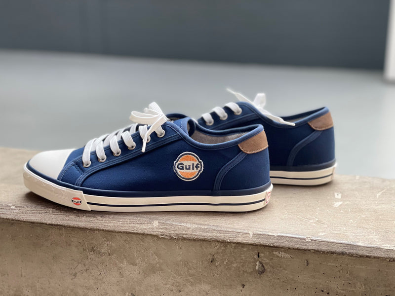 Men's Gulf Low-Top Canvas Sneakers in Navy