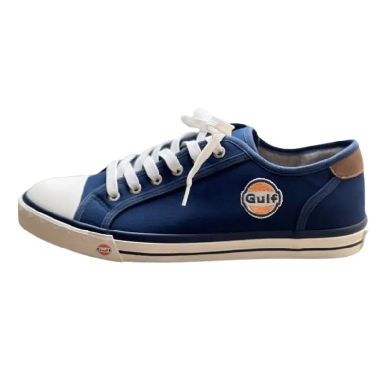 Men s Gulf Low Top Canvas Sneakers in Navy GrandPrix Originals USA