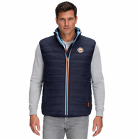 Gulf Reversible Puffer Vest in Navy, front view