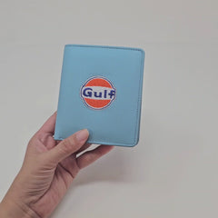 Gulf Leather Wallet in Gulf Blue
