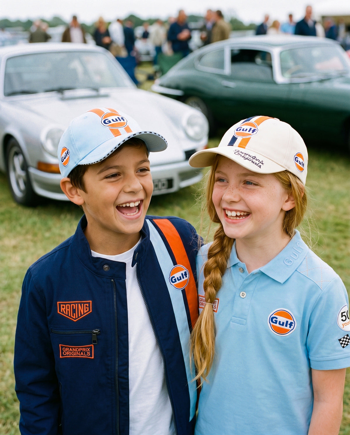 Kids Gulf 1970 Baseball Cap / Hat in Gulf Blue