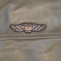 Women's Lambskin Leather Racing Jacket in Classic Gunmetal Grey