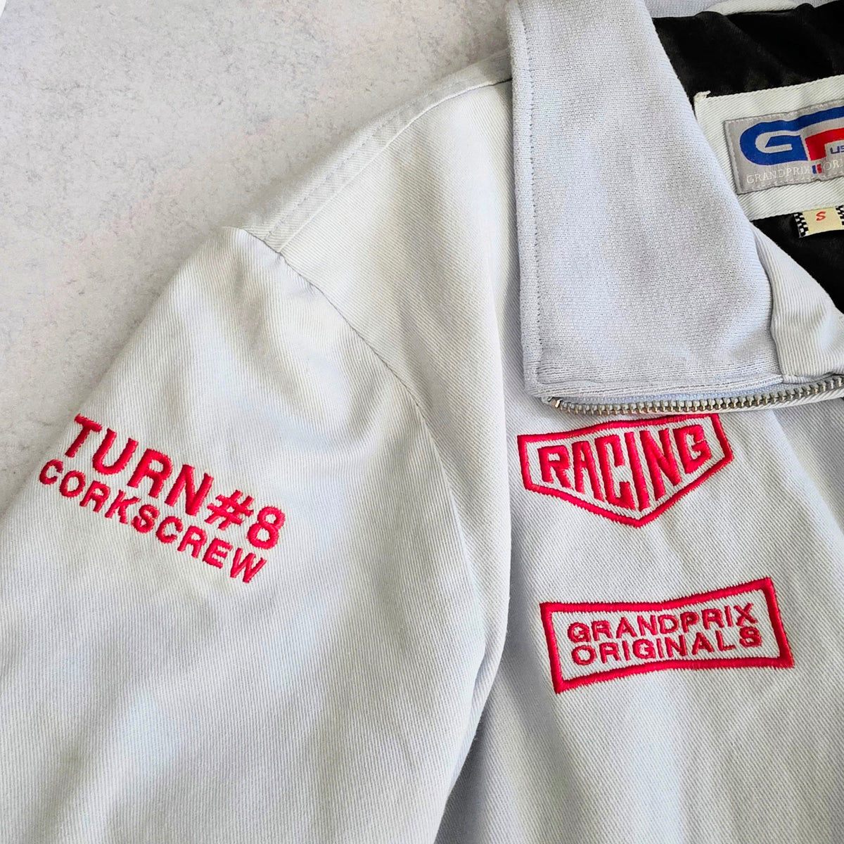 Gulf Sebring Lady Racer Jacket in Gulf Blue