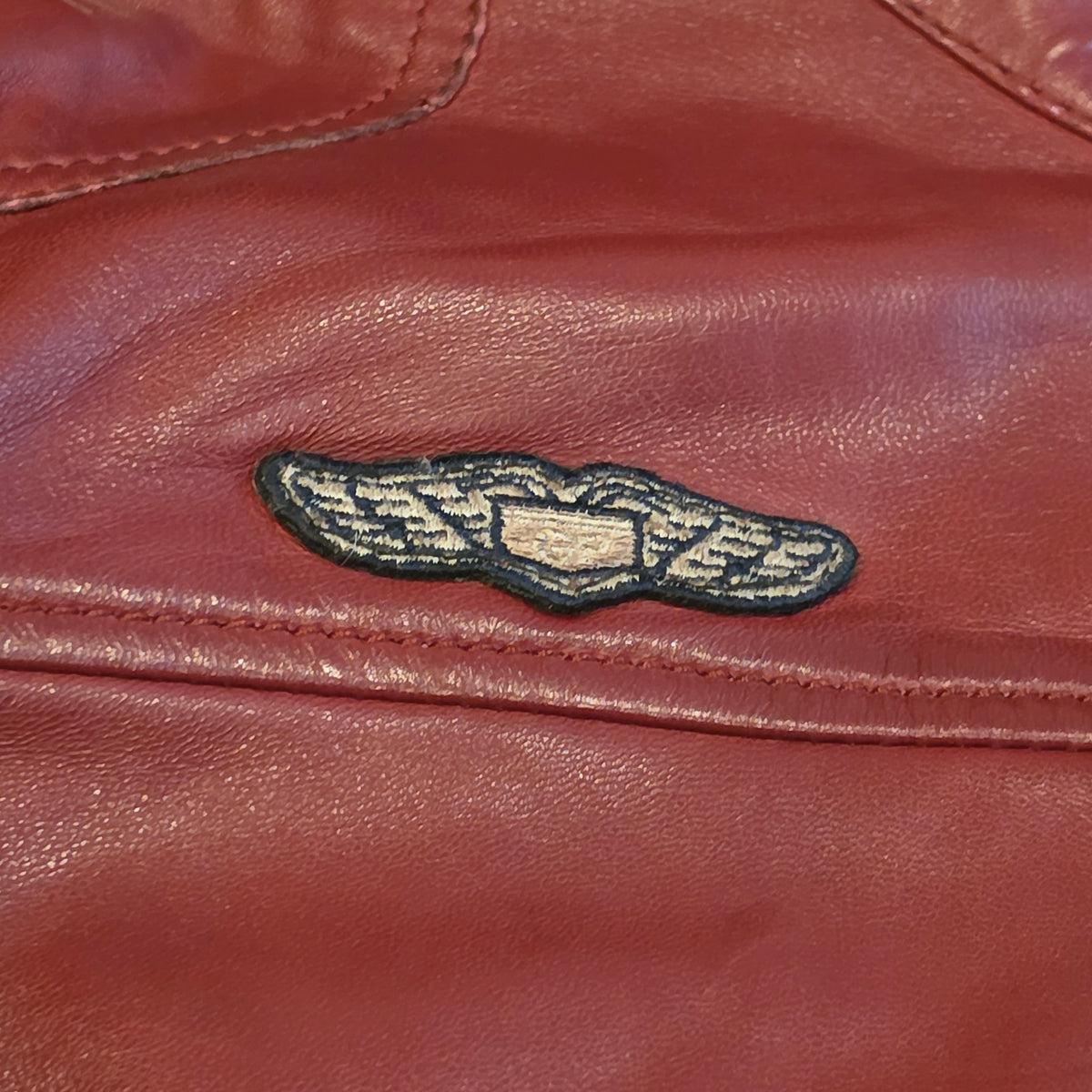 Women's Lambskin Leather Racing Jacket in Classic Oxblood Red